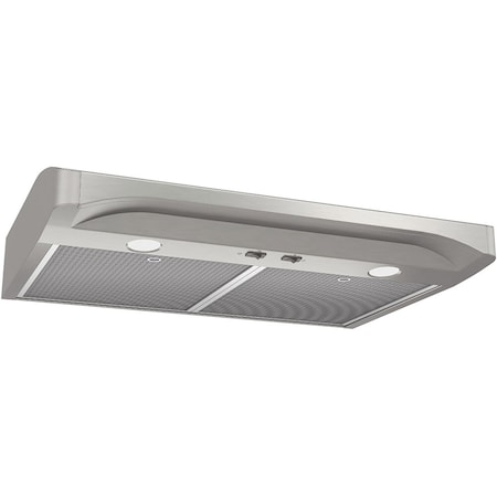 Broan-Nutone Elite 30-Inch Stainless Steel Convertible Under-Cabinet Range Hood with Halogen Lighting, 250 CFM ALT130SS